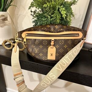 Louis Vuitton Brown Monogram Crossbody Bag